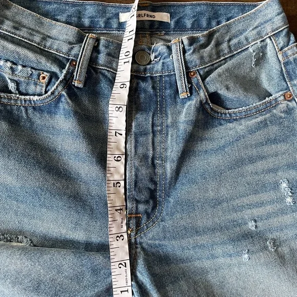 GRLFRND Jeans Karolina High Rise Jean size 26 in a little more love distressed - Picture 14 of 16